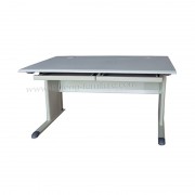 Столы офисные стальные